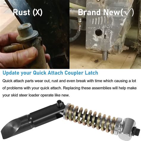 new holland skid steer coupler latch pin replacement|new holland ls170 quick attach.